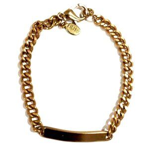 Elegant Express Gold tone Bangle 8-inch Bracelet - Women's Fashion Jewelry